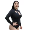 Elegante body faja con escote de gota