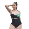 Traje de baño con control de abdomen de tirantes