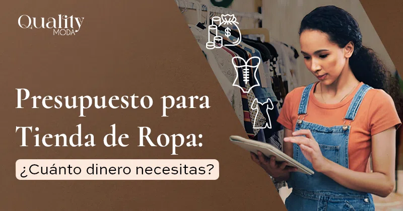 Emprendedora joven calculando el presupuesto necesario para abrir su tienda de ropa